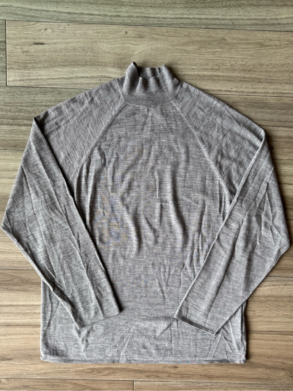 LESET Gray Mock Neck Sweater Size Small (SAMPLE)